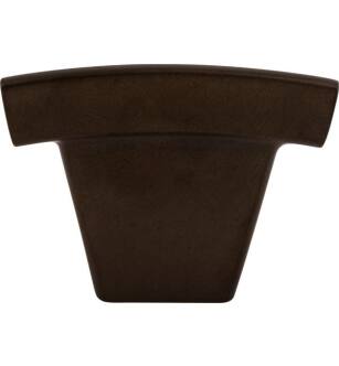 Top Knobs TK1ORB Sanctuary 1 1/2" Zinc Alloy Bar Shaped Arched Cabinet Knob in Oil Rubbed Bronze