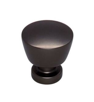Top Knobs TK960AG Lynwood 1 1/8" Zinc Alloy Cone Shaped Allendale Cabinet Knob in Ash Gray