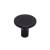 Top Knobs TK913BLK Lynwood 1 1/4" Zinc Alloy Mushroom Shaped Marion Cabinet Knob in Flat Black