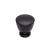 Top Knobs TK961BLK Lynwood 1 1/4" Zinc Alloy Cone Shaped Allendale Cabinet Knob in Flat Black