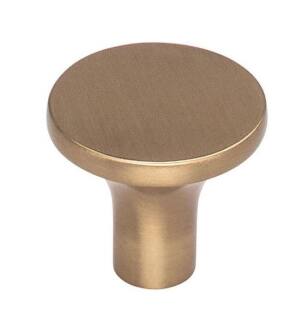 Top Knobs TK912HB Lynwood 1 1/8" Zinc Alloy Mushroom Shaped Marion Cabinet Knob in Honey Bronze