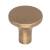 Top Knobs TK912HB Lynwood 1 1/8" Zinc Alloy Mushroom Shaped Marion Cabinet Knob in Honey Bronze