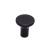 Top Knobs TK911BLK Lynwood 1" Zinc Alloy Mushroom Shaped Marion Cabinet Knob in Flat Black