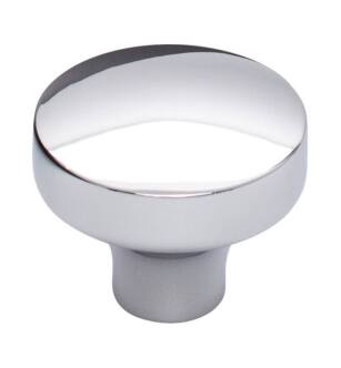 Top Knobs TK902PC Lynwood 1 1/2" Zinc Alloy Mushroom Shaped Kinney Cabinet Knob in Polished Chrome