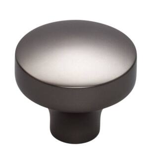 Top Knobs TK902AG Lynwood 1 1/2" Zinc Alloy Mushroom Shaped Kinney Cabinet Knob in Ash Gray