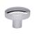 Top Knobs TK910PC Lynwood 1 3/8" Zinc Alloy Oval Shaped Hillmont Cabinet Knob in Polished Chrome