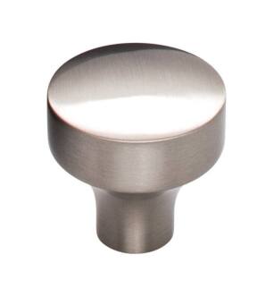 Top Knobs TK900BSN Lynwood 1 1/8" Zinc Alloy Mushroom Shaped Kinney Cabinet Knob in Brushed Satin Nickel