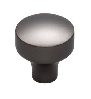 Top Knobs TK900AG Lynwood 1 1/8" Zinc Alloy Mushroom Shaped Kinney Cabinet Knob in Ash Gray