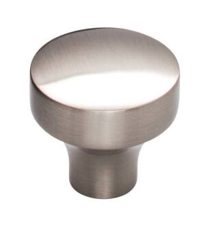 Top Knobs TK901BSN Lynwood 1 1/4" Zinc Alloy Mushroom Shaped Kinney Cabinet Knob in Brushed Satin Nickel