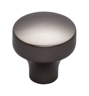 Top Knobs TK901AG Lynwood 1 1/4" Zinc Alloy Mushroom Shaped Kinney Cabinet Knob in Ash Gray