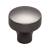 Top Knobs TK901AG Lynwood 1 1/4" Zinc Alloy Mushroom Shaped Kinney Cabinet Knob in Ash Gray