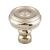 Top Knobs TK882PN Devon 1 1/4" Zinc Alloy Designer Shaped Brixton Button Cabinet Knob in Polished Nickel