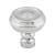 Top Knobs TK882PC Devon 1 1/4" Zinc Alloy Designer Shaped Brixton Button Cabinet Knob in Polished Chrome