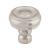 Top Knobs TK882BSN Devon 1 1/4" Zinc Alloy Designer Shaped Brixton Button Cabinet Knob in Brushed Satin Nickel