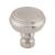 Top Knobs TK880BSN Devon 1 1/4" Zinc Alloy Mushroom Shaped Brixton Rimmed Cabinet Knob in Brushed Satin Nickel