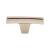 Top Knobs TK87PN Sanctuary 2 5/8" Zinc Alloy Bar Shaped Flared Cabinet Knob in Polished Nickel