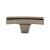 Top Knobs TK87PTA Sanctuary 2 5/8" Zinc Alloy Bar Shaped Flared Cabinet Knob in Pewter Antique