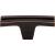 Top Knobs TK87TB Sanctuary 2 5/8" Zinc Alloy Bar Shaped Flared Cabinet Knob in Tuscan Bronze