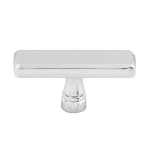 Top Knobs TK852PC Devon 2 3/8" Zinc Alloy Rectangle Shaped Kingsbridge Cabinet Knob in Polished Chrome