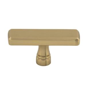 Top Knobs TK852HB Devon 2 3/8" Zinc Alloy Rectangle Shaped Kingsbridge Cabinet Knob in Honey Bronze