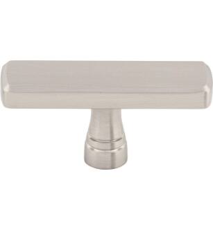 Top Knobs TK852BSN Devon 2 3/8" Zinc Alloy Rectangle Shaped Kingsbridge Cabinet Knob in Brushed Satin Nickel