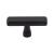 Top Knobs TK852BLK Devon 2 3/8" Zinc Alloy Rectangle Shaped Kingsbridge Cabinet Knob in Flat Black