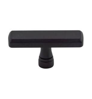 Top Knobs TK852AG Devon 2 3/8" Zinc Alloy Rectangle Shaped Kingsbridge Cabinet Knob in Ash Gray