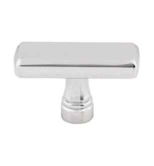 Top Knobs TK851PC Devon 1 7/8" Zinc Alloy Rectangle Shaped Kingsbridge Cabinet Knob in Polished Chrome