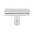 Top Knobs TK851PC Devon 1 7/8" Zinc Alloy Rectangle Shaped Kingsbridge Cabinet Knob in Polished Chrome