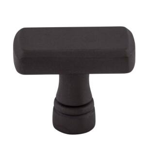 Top Knobs TK850SAB Devon 1 3/8" Zinc Alloy Rectangle Shaped Kingsbridge Cabinet Knob in Sable