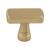 Top Knobs TK850HB Devon 1 3/8" Zinc Alloy Rectangle Shaped Kingsbridge Cabinet Knob in Honey Bronze