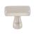 Top Knobs TK850BSN Devon 1 3/8" Zinc Alloy Rectangle Shaped Kingsbridge Cabinet Knob in Brushed Satin Nickel