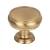 Top Knobs TK832HB Serene 1 3/8" Zinc Alloy Mushroom Shaped Eden Large Cabinet Knob in Honey Bronze