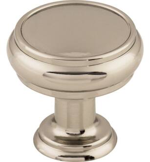 Top Knobs TK831PN Serene 1 1/4" Zinc Alloy Mushroom Shaped Eden Medium Cabinet Knob in Polished Nickel