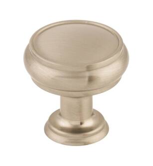 Top Knobs TK831BSN Serene 1 1/4" Zinc Alloy Mushroom Shaped Eden Medium Cabinet Knob in Brushed Satin Nickel