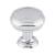 Top Knobs TK831PC Serene 1 1/4" Zinc Alloy Mushroom Shaped Eden Medium Cabinet Knob in Polished Chrome