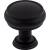 Top Knobs TK831BLK Serene 1 1/4" Zinc Alloy Mushroom Shaped Eden Medium Cabinet Knob in Flat Black