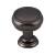 Top Knobs TK830AG Serene 1" Zinc Alloy Mushroom Shaped Eden Small Cabinet Knob in Ash Gray