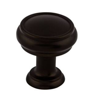 Top Knobs TK830ORB Serene 1" Zinc Alloy Mushroom Shaped Eden Small Cabinet Knob in Oil Rubbed Bronze