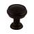 Top Knobs TK830ORB Serene 1" Zinc Alloy Mushroom Shaped Eden Small Cabinet Knob in Oil Rubbed Bronze