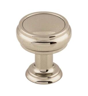 Top Knobs TK830PN Serene 1" Zinc Alloy Mushroom Shaped Eden Small Cabinet Knob in Polished Nickel