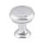 Top Knobs TK830PC Serene 1" Zinc Alloy Mushroom Shaped Eden Small Cabinet Knob in Polished Chrome