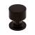 Top Knobs TK821ORB Serene 1 1/8" Zinc Alloy Mushroom Shaped Lily Cabinet Knob in Oil Rubbed Bronze