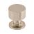 Top Knobs TK821BSN Serene 1 1/8" Zinc Alloy Mushroom Shaped Lily Cabinet Knob in Brushed Satin Nickel