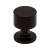 Top Knobs TK820ORB Serene 1" Zinc Alloy Mushroom Shaped Lily Cabinet Knob in Oil Rubbed Bronze