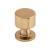 Top Knobs TK820HB Serene 1" Zinc Alloy Mushroom Shaped Lily Cabinet Knob in Honey Bronze