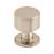 Top Knobs TK820BSN Serene 1" Zinc Alloy Mushroom Shaped Lily Cabinet Knob in Brushed Satin Nickel