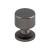 Top Knobs TK820AG Serene 1" Zinc Alloy Mushroom Shaped Lily Cabinet Knob in Ash Gray