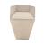 Top Knobs TK811BSN Serene 1" Zinc Alloy Square Shaped Juliet Cabinet Knob in Brushed Satin Nickel