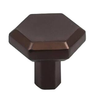 Top Knobs TK792ORB Serene 1 1/4" Zinc Alloy Geometric Shaped Lydia Cabinet Knob in Oil Rubbed Bronze
